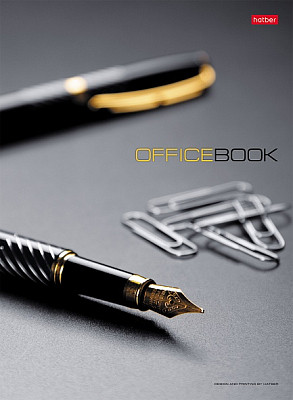 Бизнес-блокнот "Hatber", 120л, А4, клетка, 5 цветный блок, твёрдый переплёт, серия "Office Book" - фото 1 - id-p111681617
