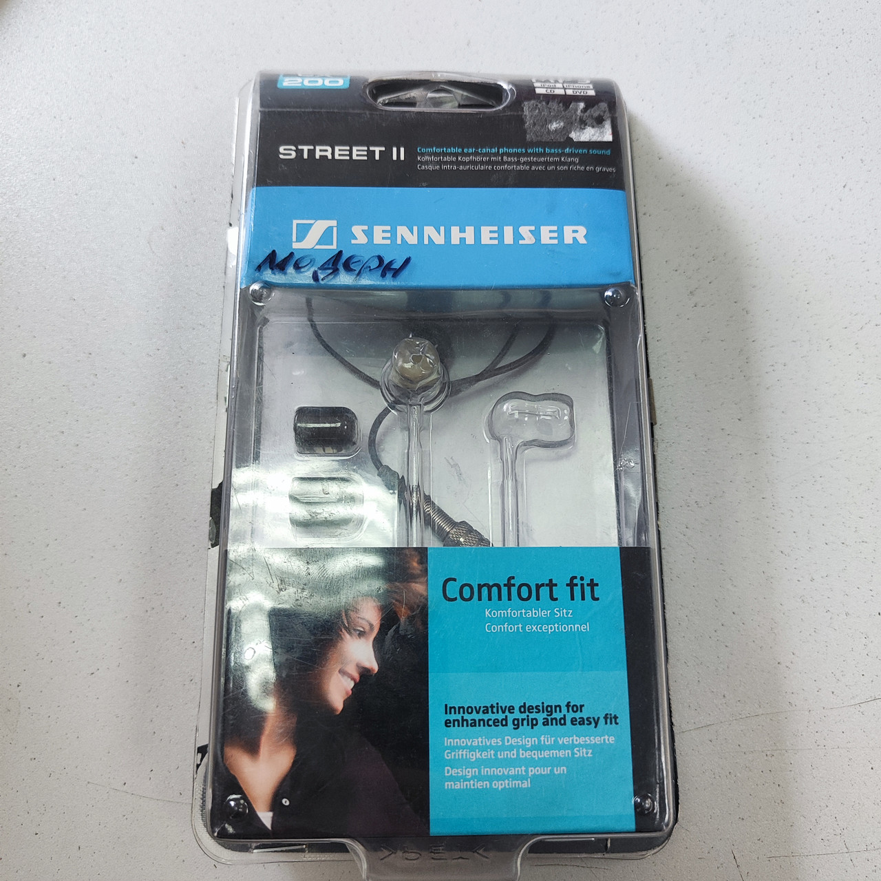 Наушники Sennheiser CX200 Street II, 20Hz-20kHz, 16 Om, 110dB, 1.2m, Black - фото 5 - id-p107371892