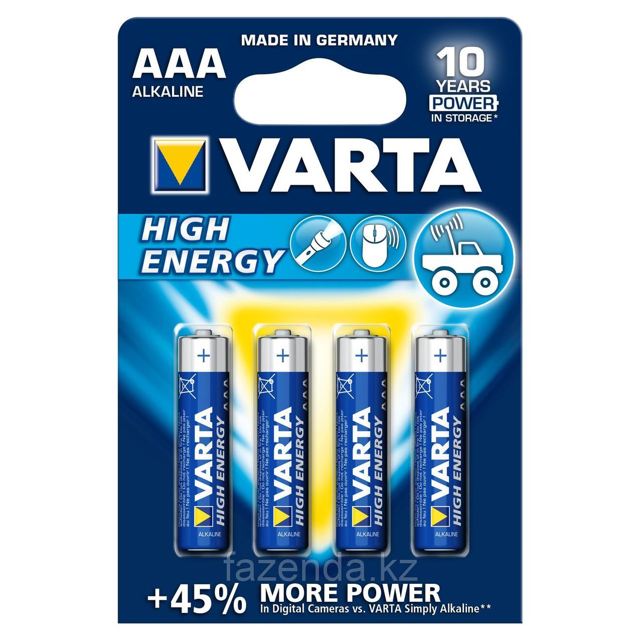 Батарейка Varta Nigh Energy AAА (4 шт) - фото 1 - id-p111683029