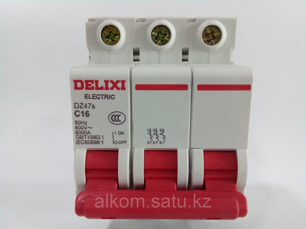 Автоматический выключатель DZ47sCtype3P16A - фото 1 - id-p111683059