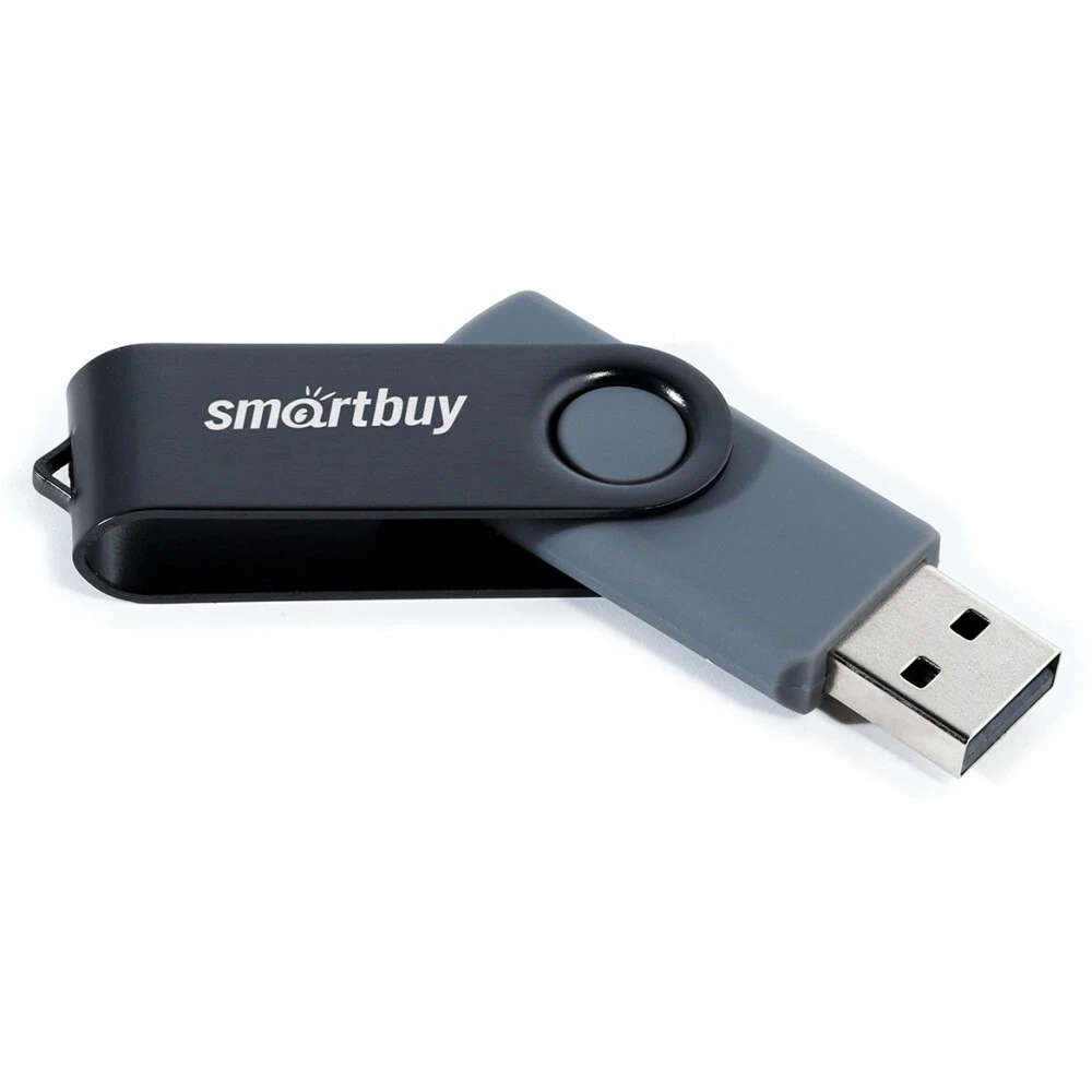 USB Flash Drive 8Gb Smartbuy Twist Black - фото 1 - id-p111477805