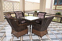 Комплект мебели Авангард классик (стол и стулья) Avangard Classic - Прямоугольный стол, стул 4 шт., Орех
