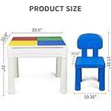 Стол для конструктора DIY и 2 стульями, фото 5