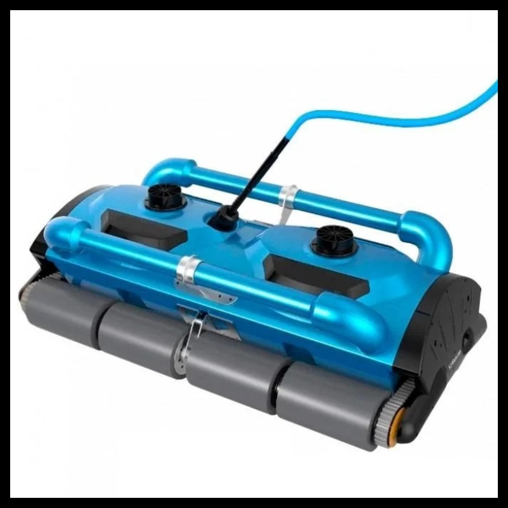 Автоматический робот-пылесос для чистки дна и стен бассейна IRobotec Light Blue iCleaner 200D (кабель = 40 м) - фото 1 - id-p107341188