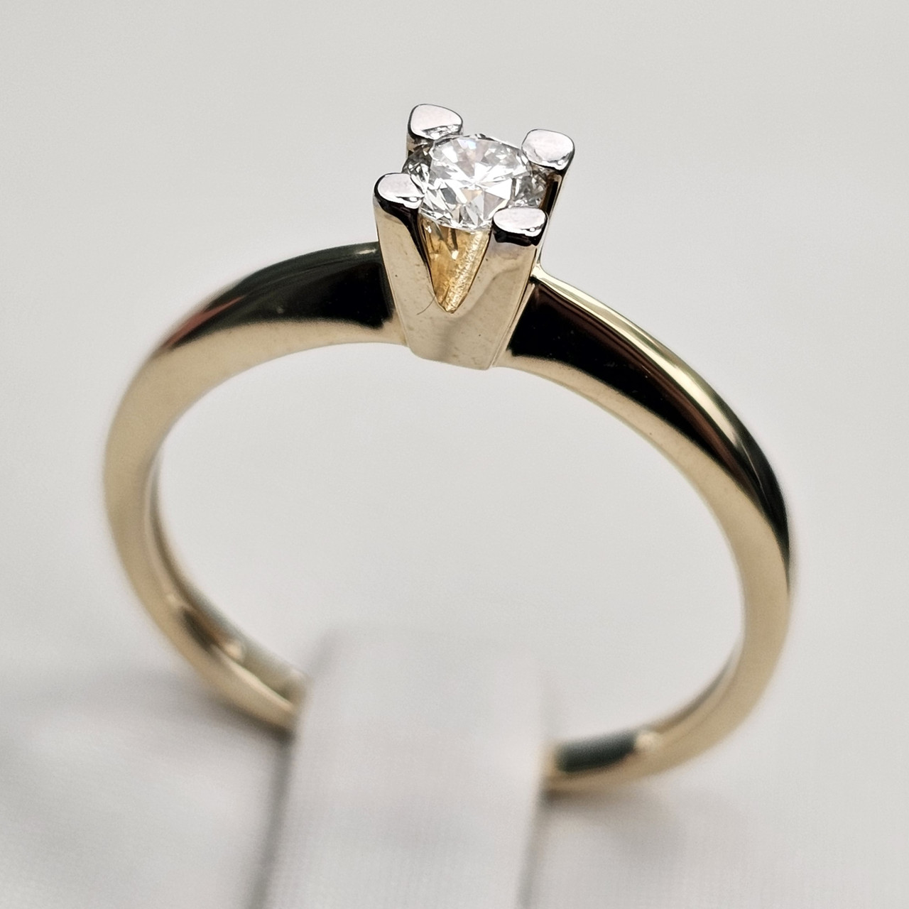 Золотое кольцо с бриллиантами 0.20Сt VS2/I, 17 р. VG -Cut - фото 5 - id-p111696107