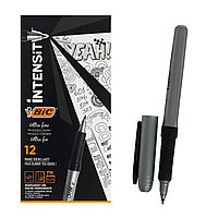 Перманентный маркер универсальный 0.8мм BIC Marking Ultra Fine, тонкое письмо, резиновый клип, чёрн