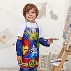 Фартук с нарукавниками детский «Команда Мстители», 49х39 см, фото 2