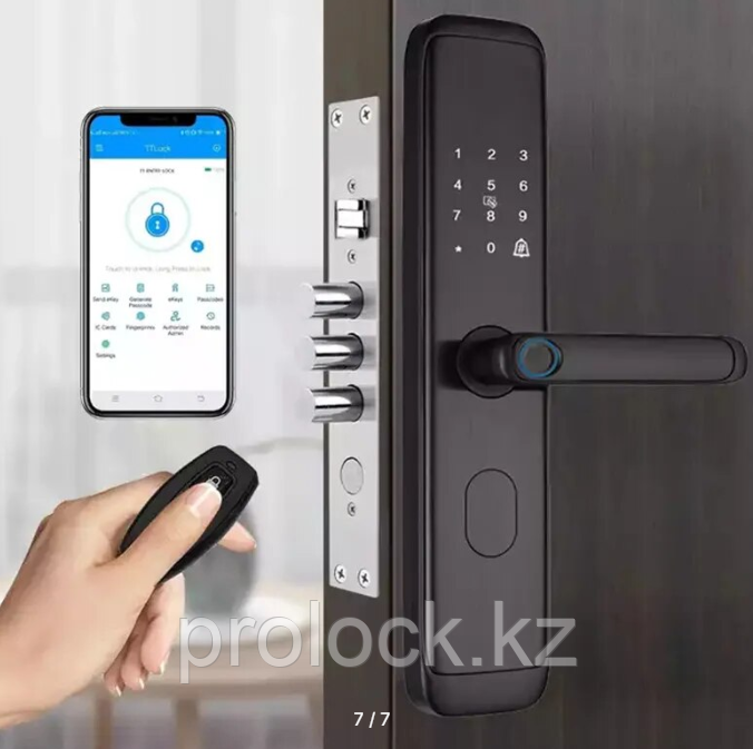 Электронный биометрический дверной смарт замок S-Lock 100 - фото 2 - id-p104256938
