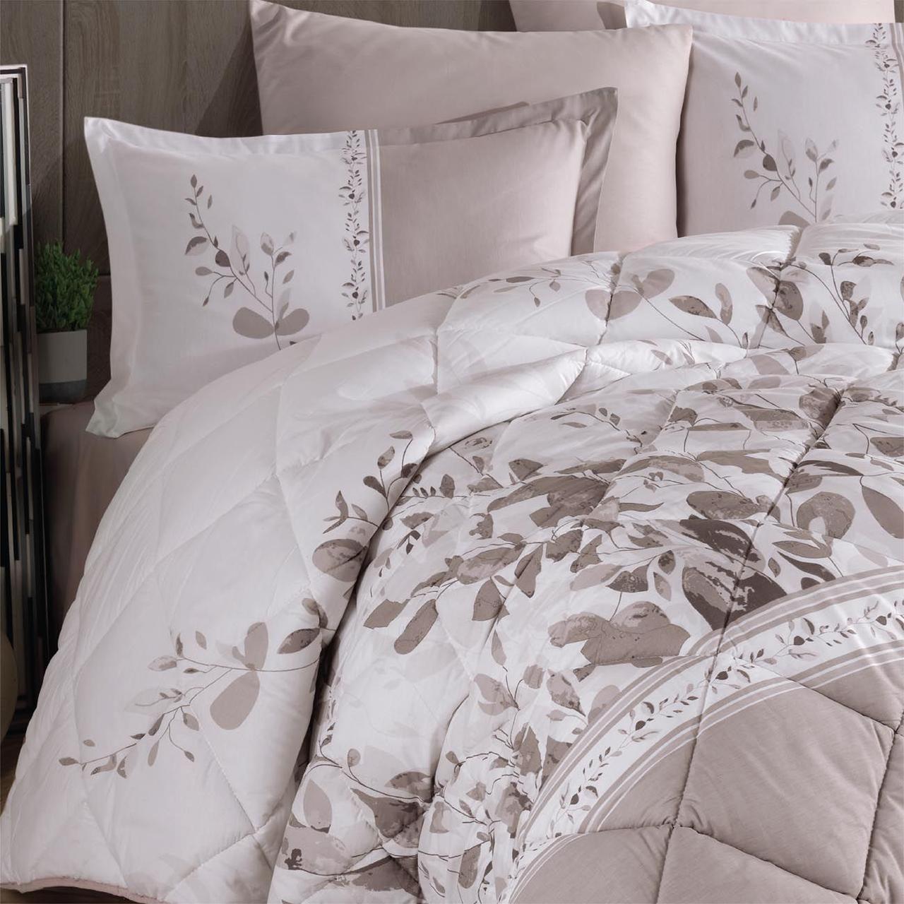 Набор постельного белья с одеялом Ранфорс Clasy GW FALMARI 01 (2-х спальное) Pink Турция - фото 2 - id-p111697185