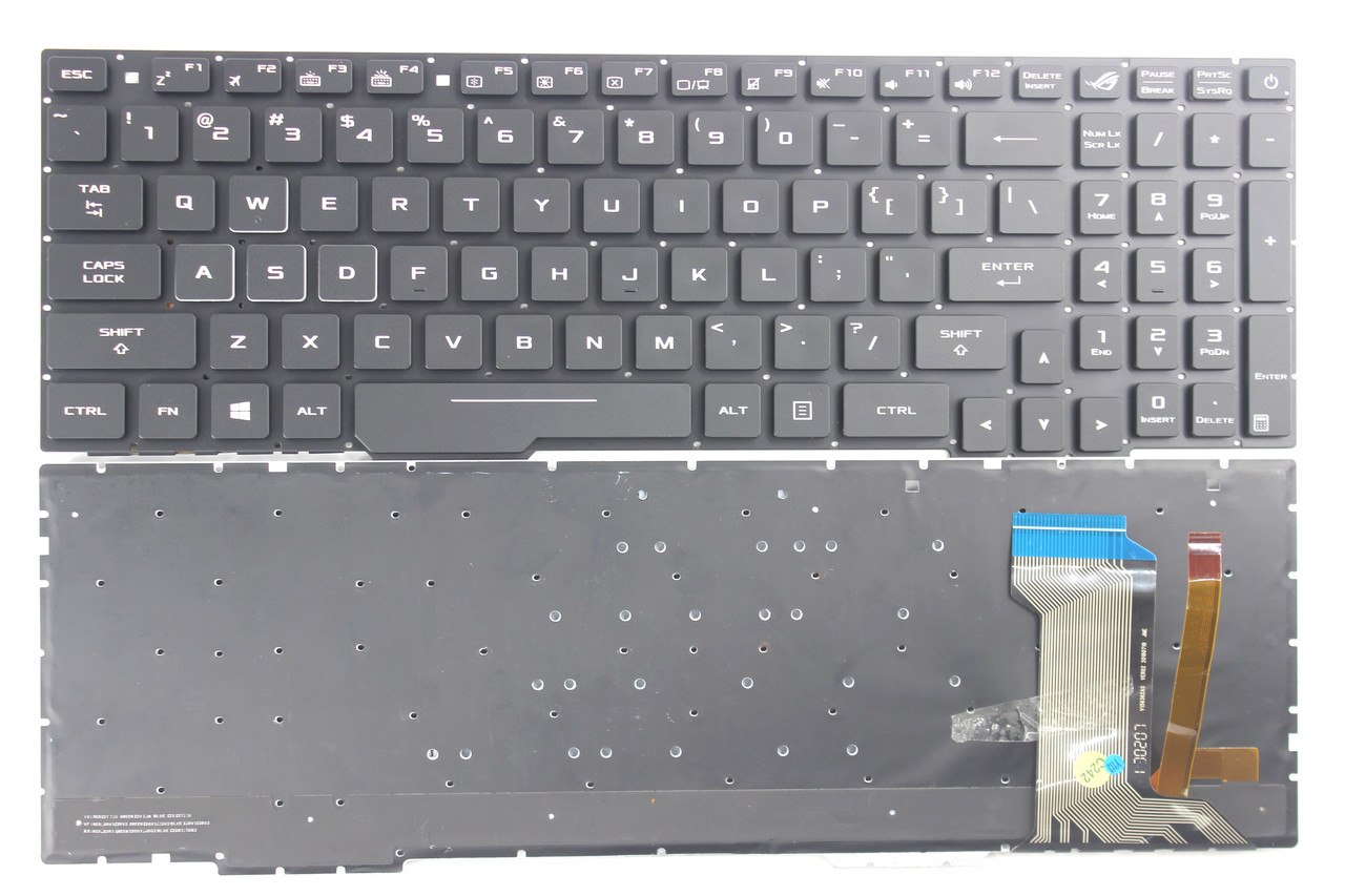 Клавиатура для ноутбука Asus ROG Strix GL553 с подсветкой ENG - фото 1 - id-p76836232