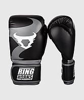 Боксерские перчатки RingHorns Charger BLK/BLK - 12 Oz