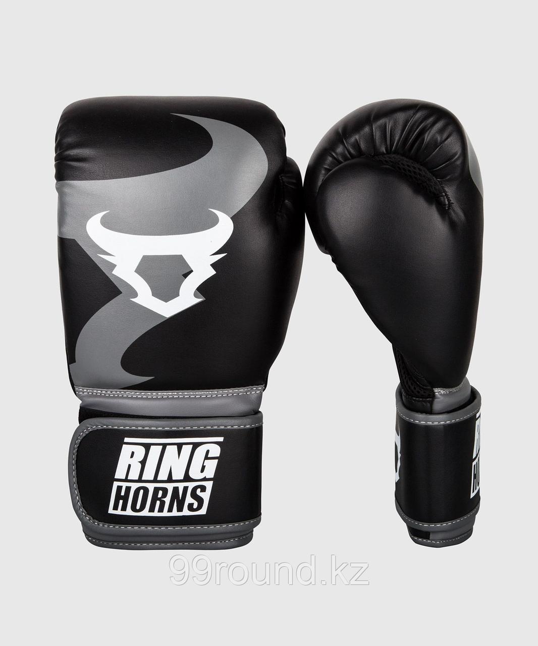 Боксерские перчатки Ring Horns Charger GR/WH - 10 Oz