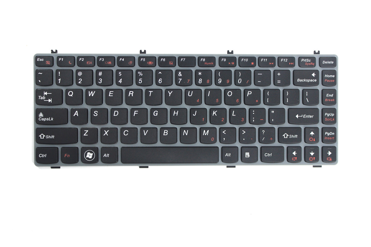 Клавиатура для ноутбука Lenovo Ideapad Y470, ENG