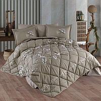 Набор постельного белья с одеялом Ранфорс Clasy GW MOHANA 02 (2-х спальное) Gray Турция