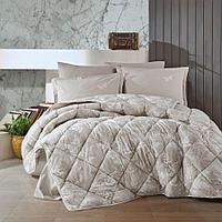 Набор постельного белья с одеялом Ранфорс Clasy GW NATUR 02 (2-х спальное) Gray Турция