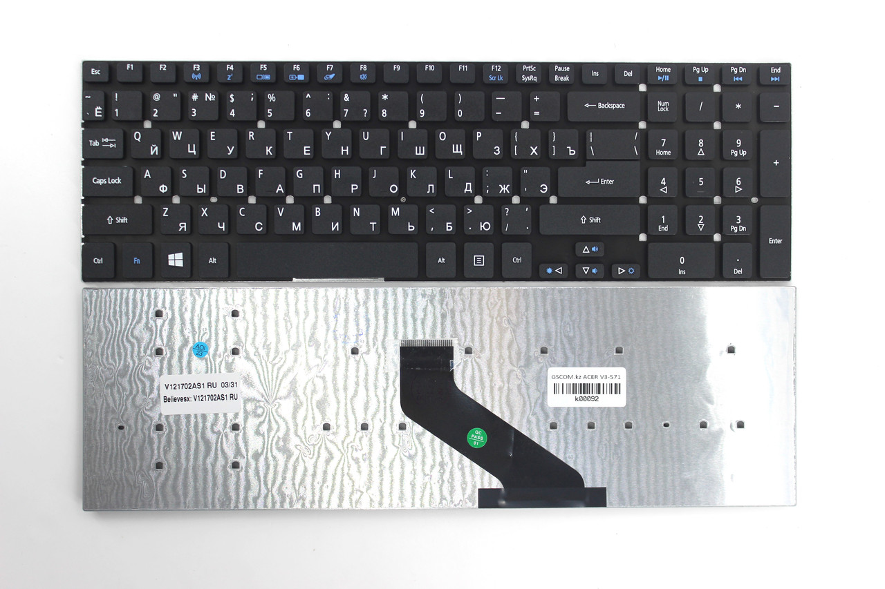 Клавиатура для ноутбука Acer Aspire V3-571, RU - фото 2 - id-p56555602