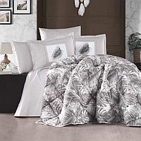 Набор постельного белья с одеялом Ранфорс Clasy GW PUMA 02 (2-х спальное) Gray Турция