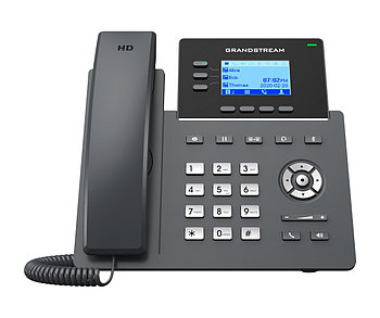 Grandstream GRP2603, Carrier-Grade IP Phones, 3 lines, 6 SIP accounts, Dual 10-100-1000 Mbps Ethernet ports,