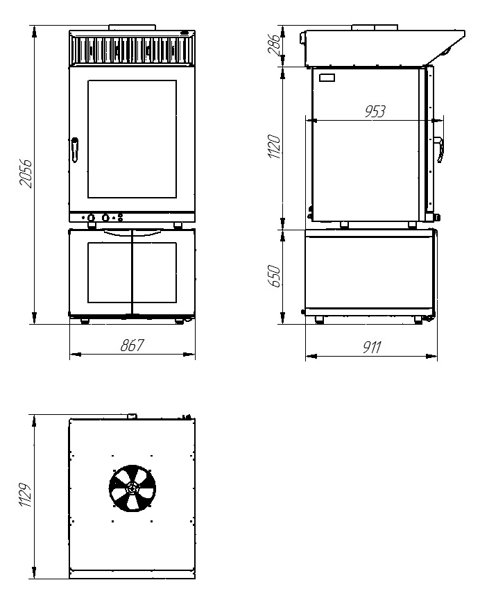 Зонт вытяжной Abat ЗВВ-10-6/4 (21000001628) - фото 2 - id-p72008412