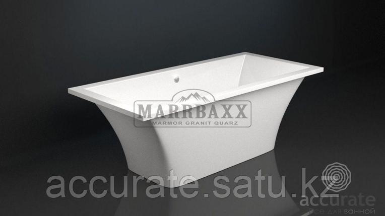 Каменная ванна Marrbaxx Кристин, белого цвета, 185х85, фото 2