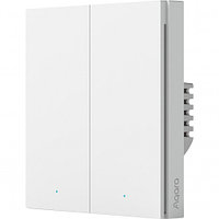 Aqara Выключатель настенный двухклавишный Smart Wall Switch H1 Zigbee 3.0 White (AK074EUW01/WS-EUK04)