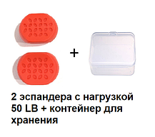 Эспандер Jaw Trainer для мышц скул 50 LB Red, фото 2