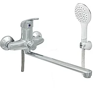 Смеситель для ванны ЦС-СМ 300-7 однорук пл изл 35 мм L-350 Престиж