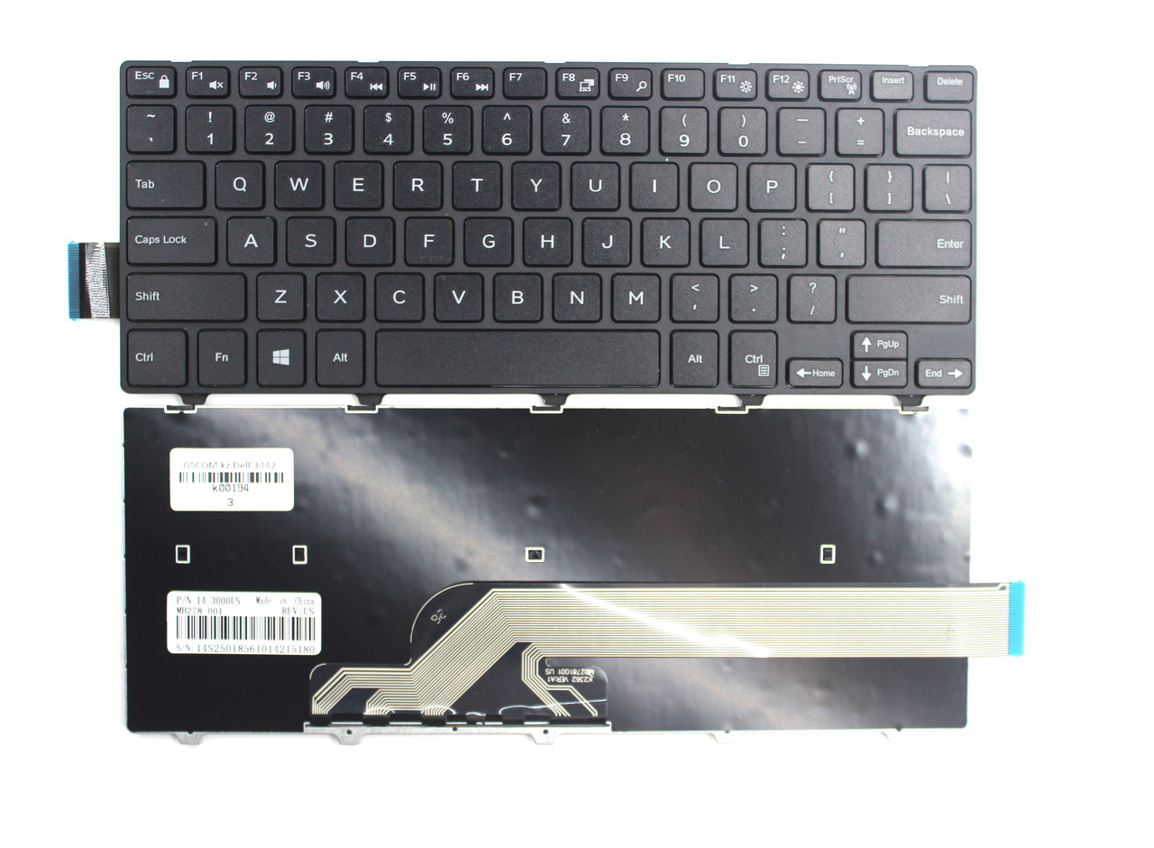 Клавиатура для ноутбука DELL Inspiron 3442, ENG - фото 4 - id-p56426793