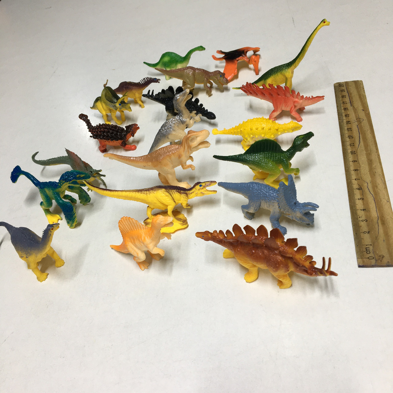 Набор из 20 резиновых динозавров - фото 3 - id-p111703957