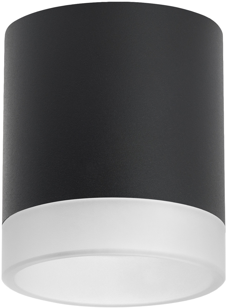 Накладной точечный светильник GX53 с акрилом цвет черный - фото 1 - id-p111704301