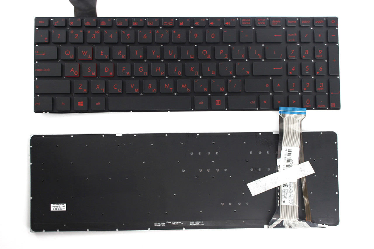 Клавиатура Asus ROG GL552 GL752 с подсветкой RU, фото 1