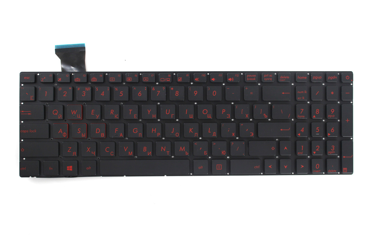 Клавиатура для ноутбука Asus ROG GL752 с подсветкой RU, фото 1