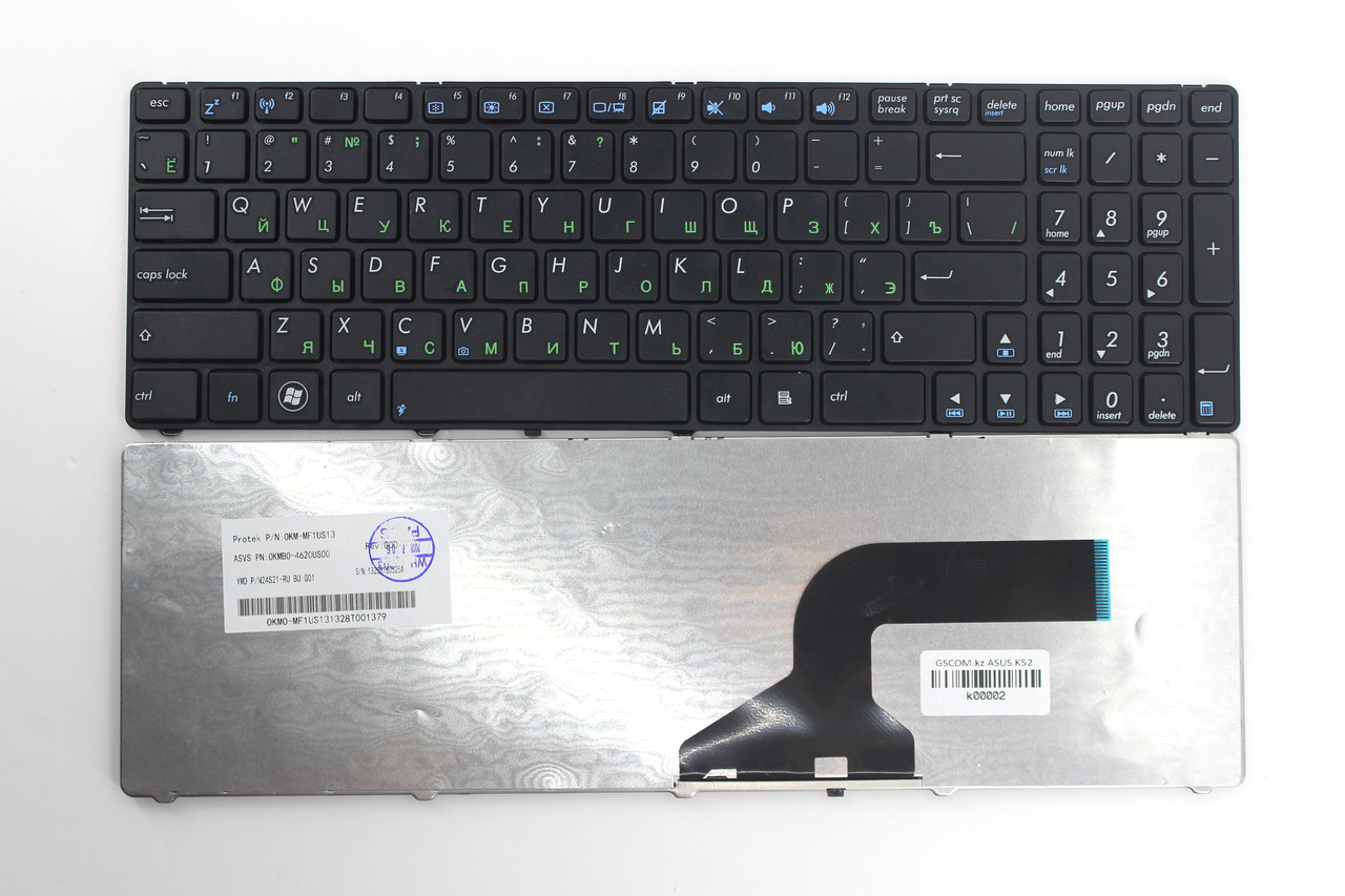 Клавиатура для ноутбука Asus K52, RU - фото 2 - id-p56477417