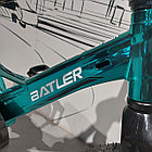 Изумрудный Детский двухколесный велосипед "Batler" с литыми дисками. 14" колеса.  С боковыми колесиками., фото 2