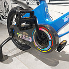 Детский двухколесный велосипед "Prego 2".14" колеса. С боковыми колесиками. Синий., фото 3