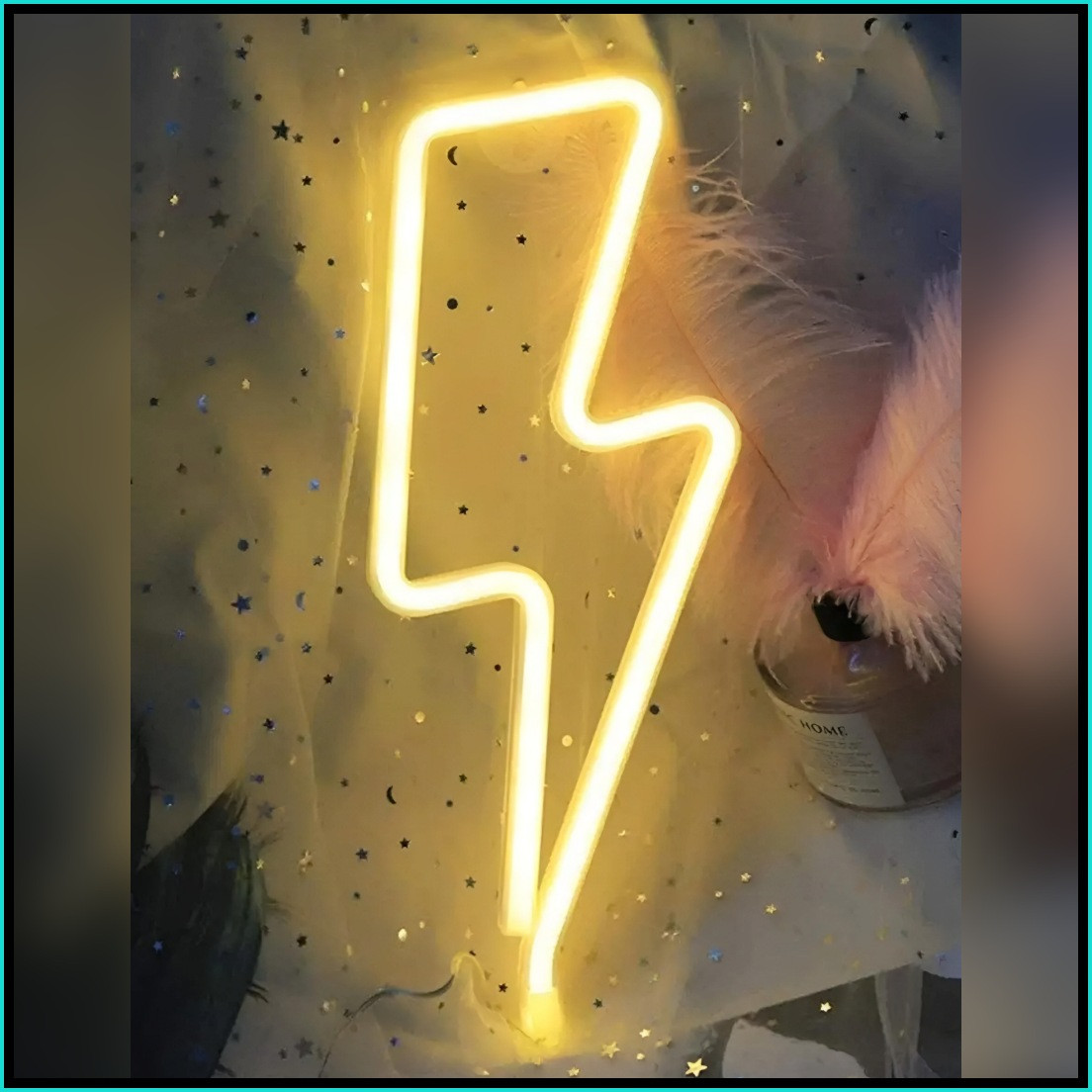 Декоративная световая фигура "Неоновая молния" - фото 2 - id-p111706285