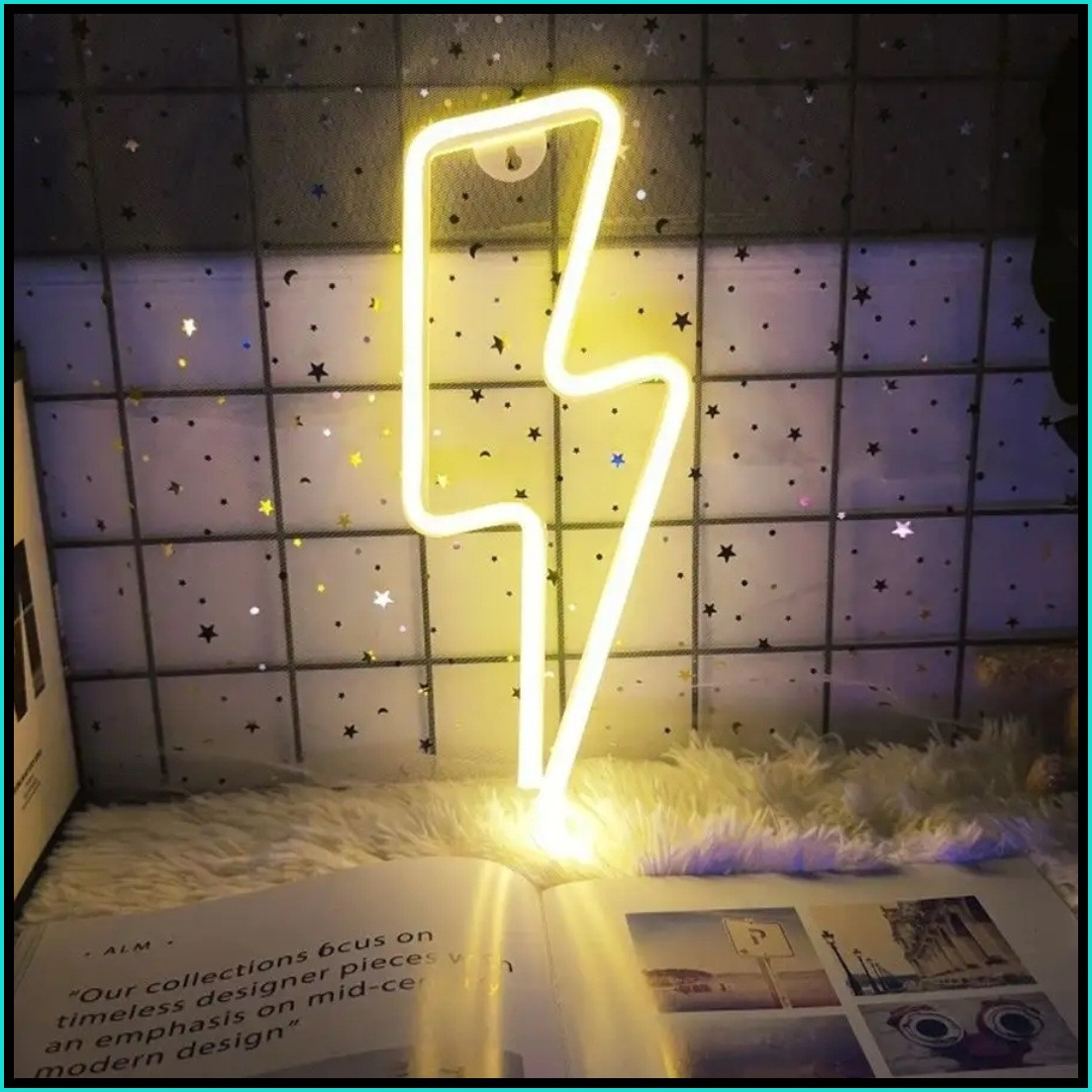 Декоративная световая фигура "Неоновая молния" - фото 3 - id-p111706285