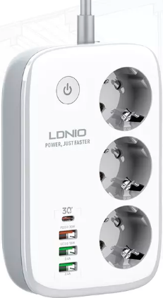 Сетевой фильтр LDNIO SEW3452, фото 1