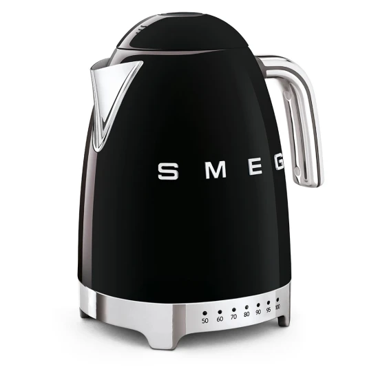 Чайник Smeg KLF04BLEU с терморегулятором (черный)
