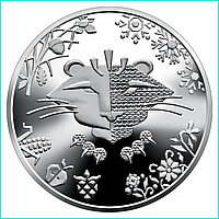 Монета "Год тигра" 5 гривен (Украина)