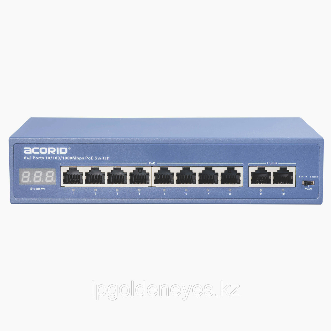 PoE коммутатор на 10 портов 100М IEEE802.3af 96Вт - фото 1 - id-p3580863