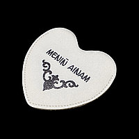 Зеркало «Meniñ ainam» сердце с чехлом