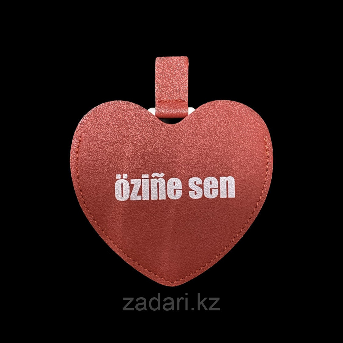 Зеркало «Özine sen» сердце с чехлом - фото 3 - id-p111714073