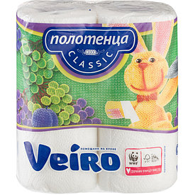 Қағаз сүлгілер Veiro Classik 2 орама, екі қабатты