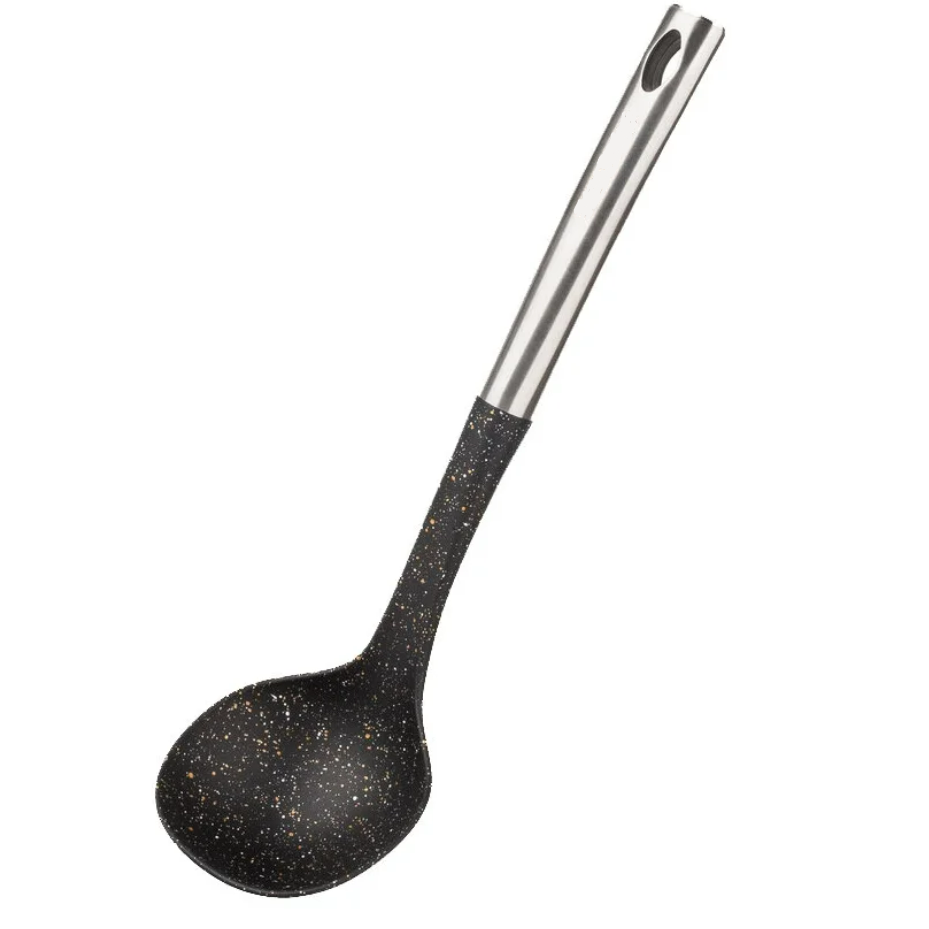 Половник с ручкой из нержавеющей стали поварешка черпак (оранжевые ...