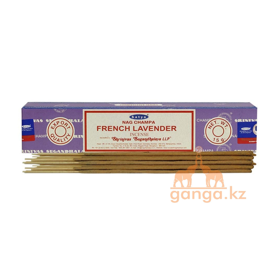 Благовония Французская Лаванда (French Lavender agarbatti SATYA), 15 гр
