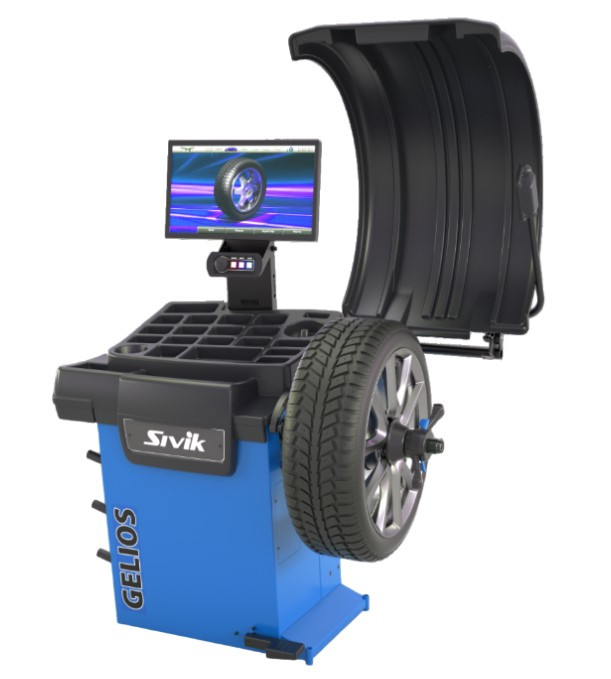 Станок для балансировки колес автомототранспортных средств (новый) СБМП-60/3D Plus (УЗ, ТЛУ) - фото 1 - id-p111367412