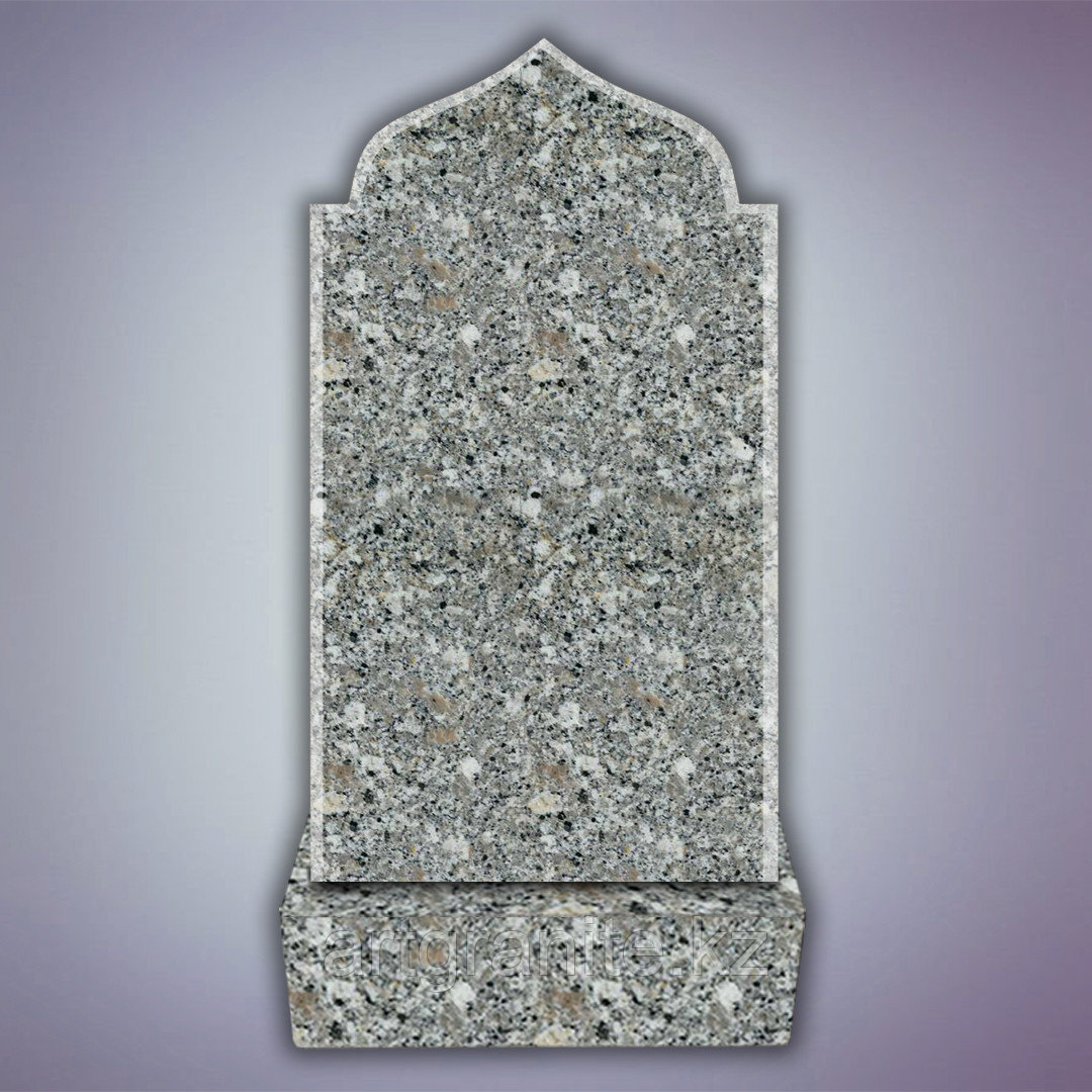 Памятник из гранита Капал Арасан, мусульманский, Серый - фото 1 - id-p111721277
