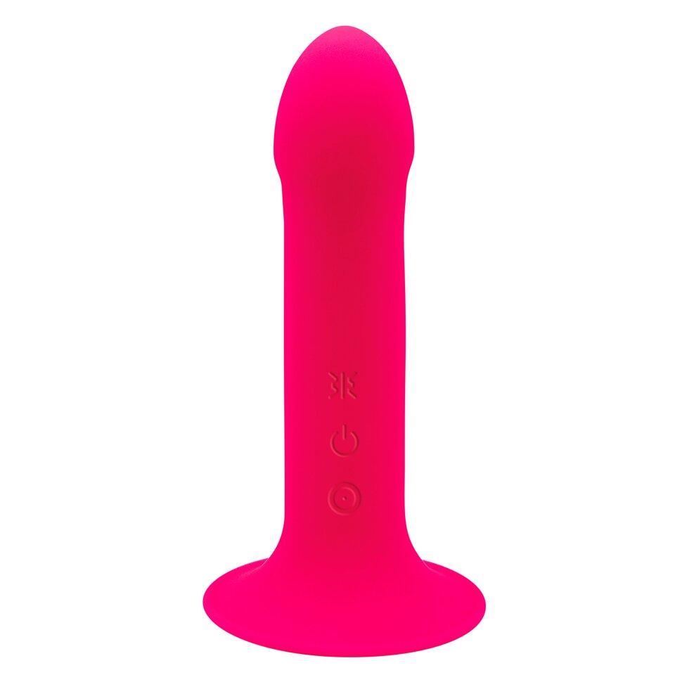 Фаллоимитатор Hitsens 2 с вибрацией розовый от Adrien Lastic (17,2*4 см.)