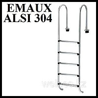 Лестница набортная Emaux NMU-515 для бассейнов (нержавеющая сталь ALSI 304, 5 ступени)